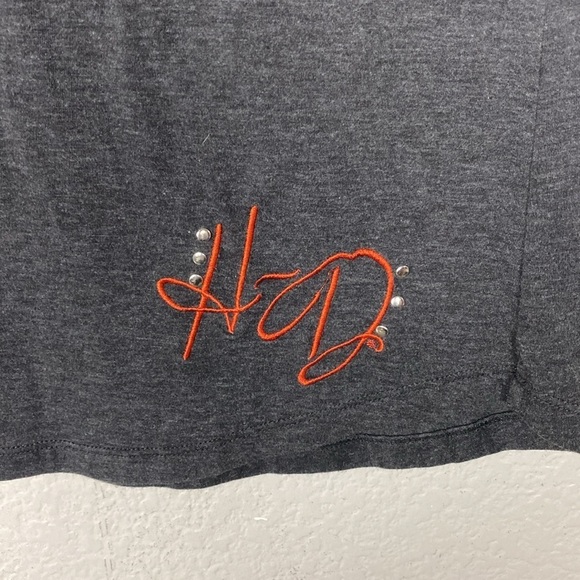 Harley Davidson grey studded tee - Picture 3 of 6